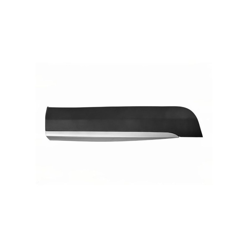 Moulure de porte arrière droite noire et chromée MG ZS 2020-2021 design bi-matière