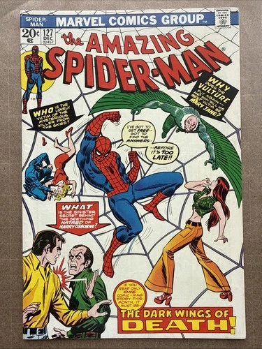 The Amazing Spider-Man #127 VF Marvel Comics December 1973