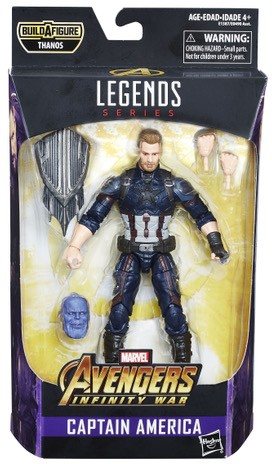 Marvel Legends Avengers 6 Inch Action Figure Thanos Series - Captain America