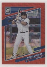 2021 Panini Donruss Optic Red Wave Prizm Miguel Cabrera #171 5a4