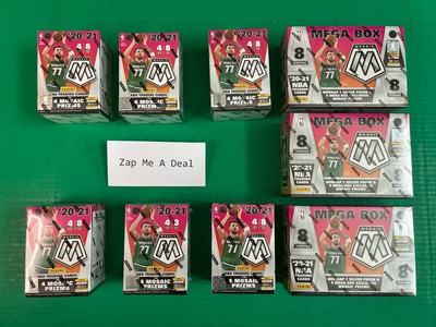 2020-21 Panini Mosaic NBA Basketball Sealed Box Lot Of 9 (3 Megas & 6 Blaster)
