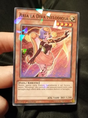 Yugioh Luft die Melodische Diva SP15-IT018 Shatterfoil 1. Auflage Ita
