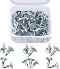 Noosverl 100pcs Felt Nails for shed roof Clout Nails Roofing Felt Tacks 12mm for