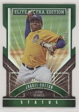 2015 Panini Elite Extra Edition Status Emerald Die-Cut 3/25 Jharel Cotton s3g