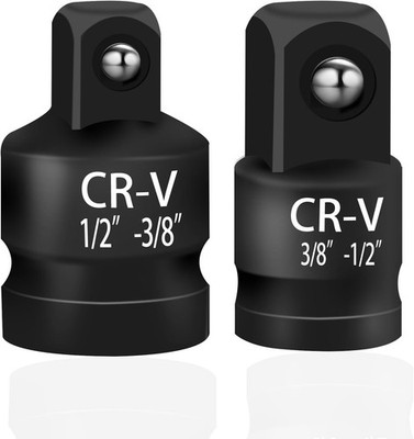 Giantree 2 Pc Impact Adapter Set 1/2 to 3/8 Steel