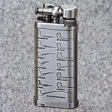 IM Corona: Pipe Lighters: IM CORONA OLD BOY PEWTER PIPE SHAPES