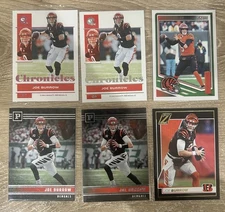 Joe Burrow 6 Card Lot - Parallel, Base Cincinnati Bengals NFL Football