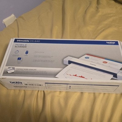 Boardwalk DS640 600 DPI Optical Res 1-Sheet ADF Comp Mobile Document Scanner New