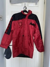 Vintage 90s Sheffield United Avec Wards Jacket Coat Red Black Medium Blades