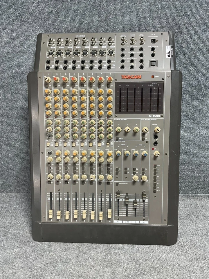 Tascam Professional Audio 🎚️ Mixer M-1508 8-Channel 4-Bus Rackmount Analog - Image 3 of 4