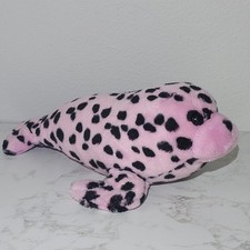 Pink Spotted Baby Seal Plush Stuffed Animal Destination Nation Aurora 14"