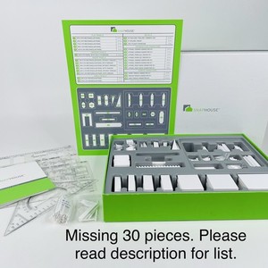 SnapHouse Architectural Scale Model Building Kit ** MISSING 30 PIECES **