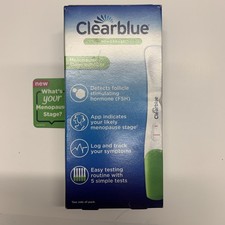 5ct Clearblue Menopause Stage Indicator Test Sticks, Sealed Pack Free Shipping