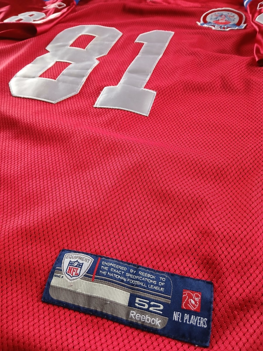 New England Patriots 50th Anniversary Red jersey Randy Moss Reebok