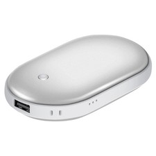 Portable Hand Warmer 5000mAh Power Bank Rechargeable Pocket Double-Sided