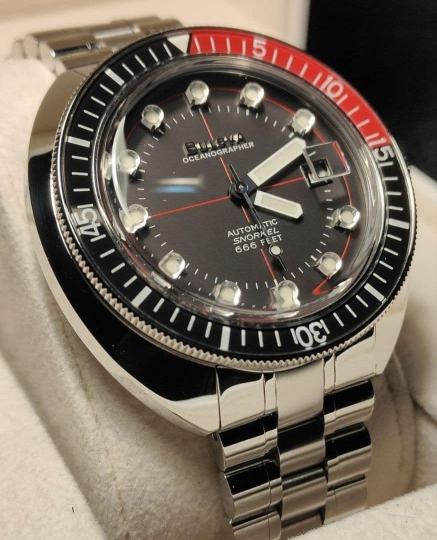 Bulova Devil Diver 666 Watch Automatic - image 5