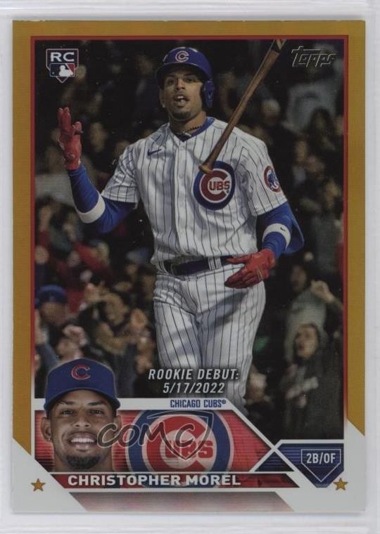 2023 Topps Update Debut Gold Foil Christopher Morel #US163 Rookie RC 0rj8