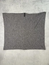 Lululemon Vinyasa Scarf Black Heathered Wrap Snap Infinity Soft One Size Shawl