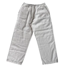 Jungmaven Ocean Pants Women's XL Washed White Hemp Organic Cotton NWOT Made USA