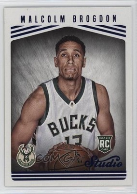2016-17 Panini Studio Studio Edition Malcolm Brogdon #177 Rookie RC f9a