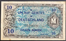 Alliierte Besatzung 10 Mark 1944 Ro. 203d