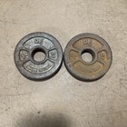 2-2.5 LB Standard Size Weight Plates DP MADE IN USA