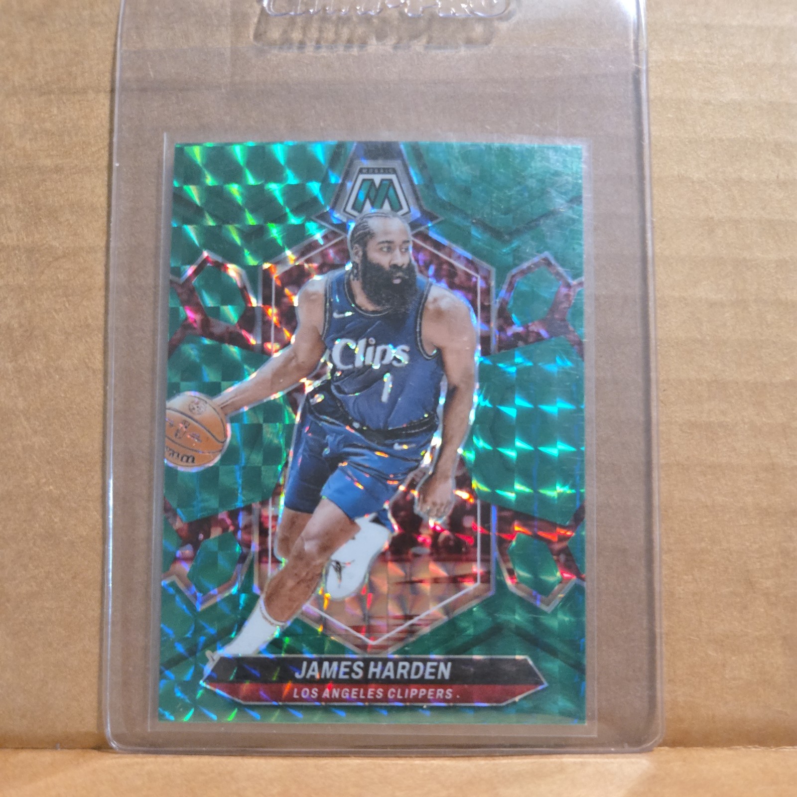 2023-24 Panini Mosaic James Harden #152 Genesis Mosaic Prizm - Clippers