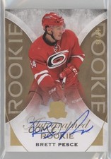 2015-16 Upper Deck The Cup Rookie Gold Spectrum Foil 18/36 Brett Pesce Auto 1e15
