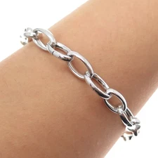 JAMES AVERY 925 Sterling Silver Changeable Charm Bracelet 7.5"