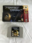 Perfect Dark (N64 Nintendo 64 1996) Cartridge and Box Only Authentic Tested