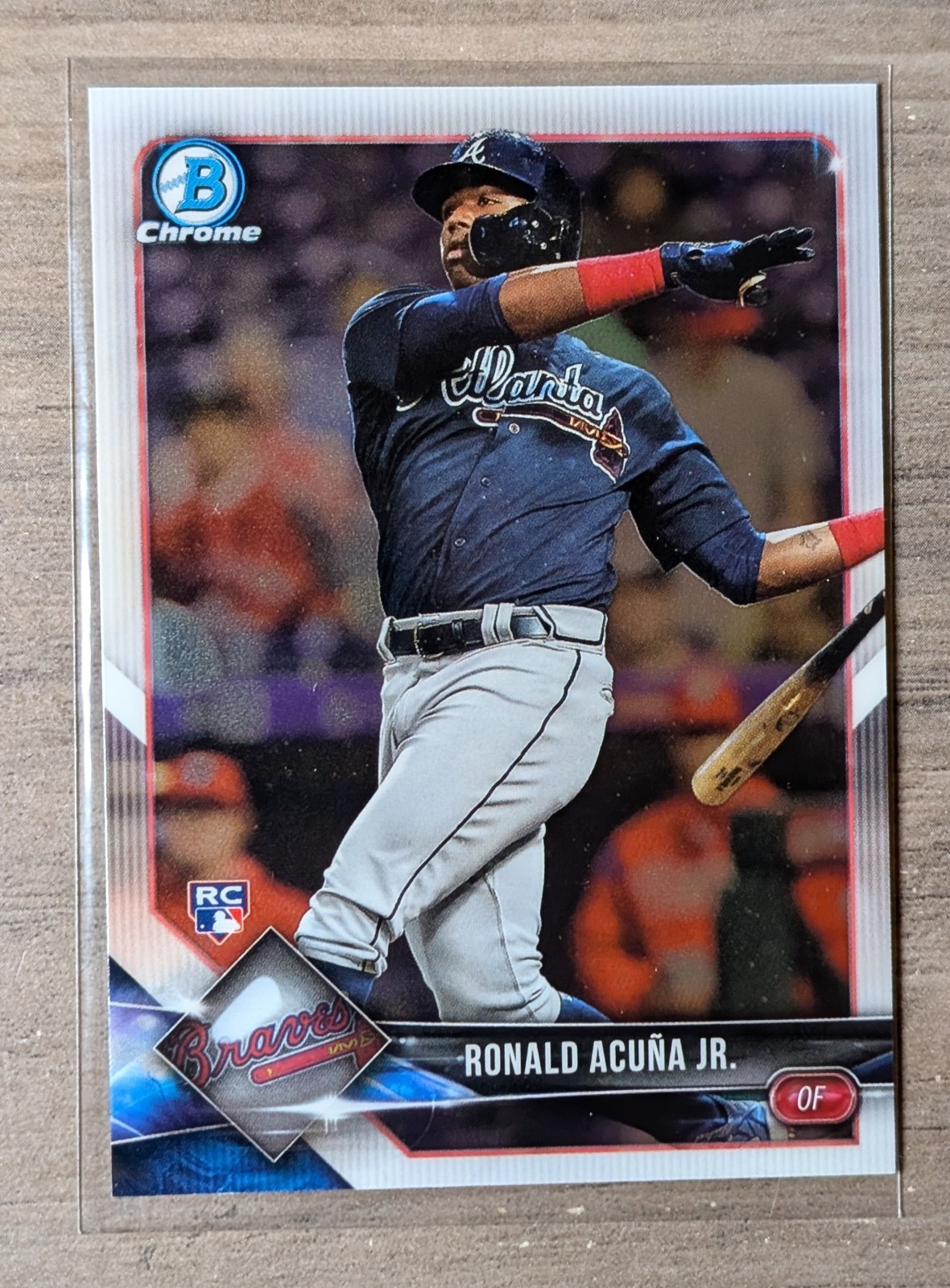 2018 BOWMAN CHROME RONALD ACUNA JR. RC #40
