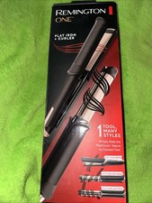 NEW Remington One Flat Hair Iron Curler 2in1 Styler Straightener Adjustable Heat
