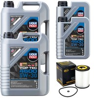 MotoröL Set 4600 5W-30 Liqui Moly 12 Liter + ÖLfilter FüR Mercedes Sprinter 5-T