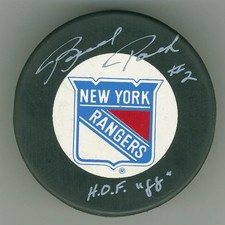 BRAD PARK - HOCKEY PUCK SIGNED