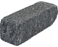 Mauerstein Ibrixx Passion Twee Schwarz 37,5 Cm X 12,5 Cm X 12,5 Cm