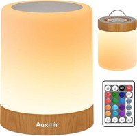 Auxmir Nachttischlampe Nachtlicht Kinder 3000Mah, Stilllicht Touch Dimmbar 5
