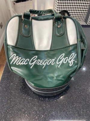 Vintage Macgregor Green Golf Ball Bag - Retro