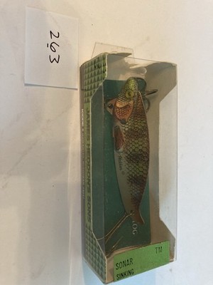 Vintage Heddon Sonar 435 Fishing Lure. NIB. Box Worn. W/ Paperwork.