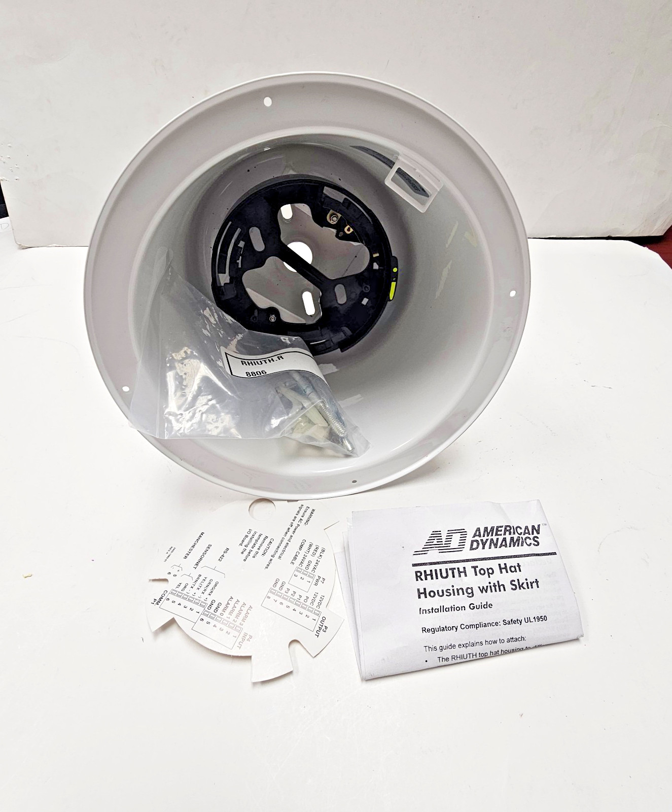 American Dynamics RHIUTH Top Hat Indoor Dome Housing NEW Open Box Old Stock