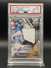 2017 Panini Elite Extra Edition Future Threads Auto Willy Adames /49