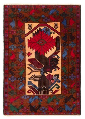 Traditional Vintage Hand-Knotted Area Rug 2'11'' x 4'3'' Oriental Wool Carpet