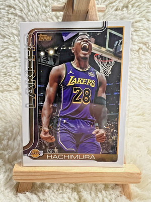 Topps Flagship 2025-26 NBA #154 Rui Hachimura LA Lakers Golden Mirror SSP NM