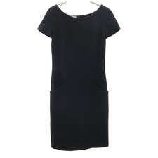 PRADA made in Italy Short sleeve one piece 38 black Women