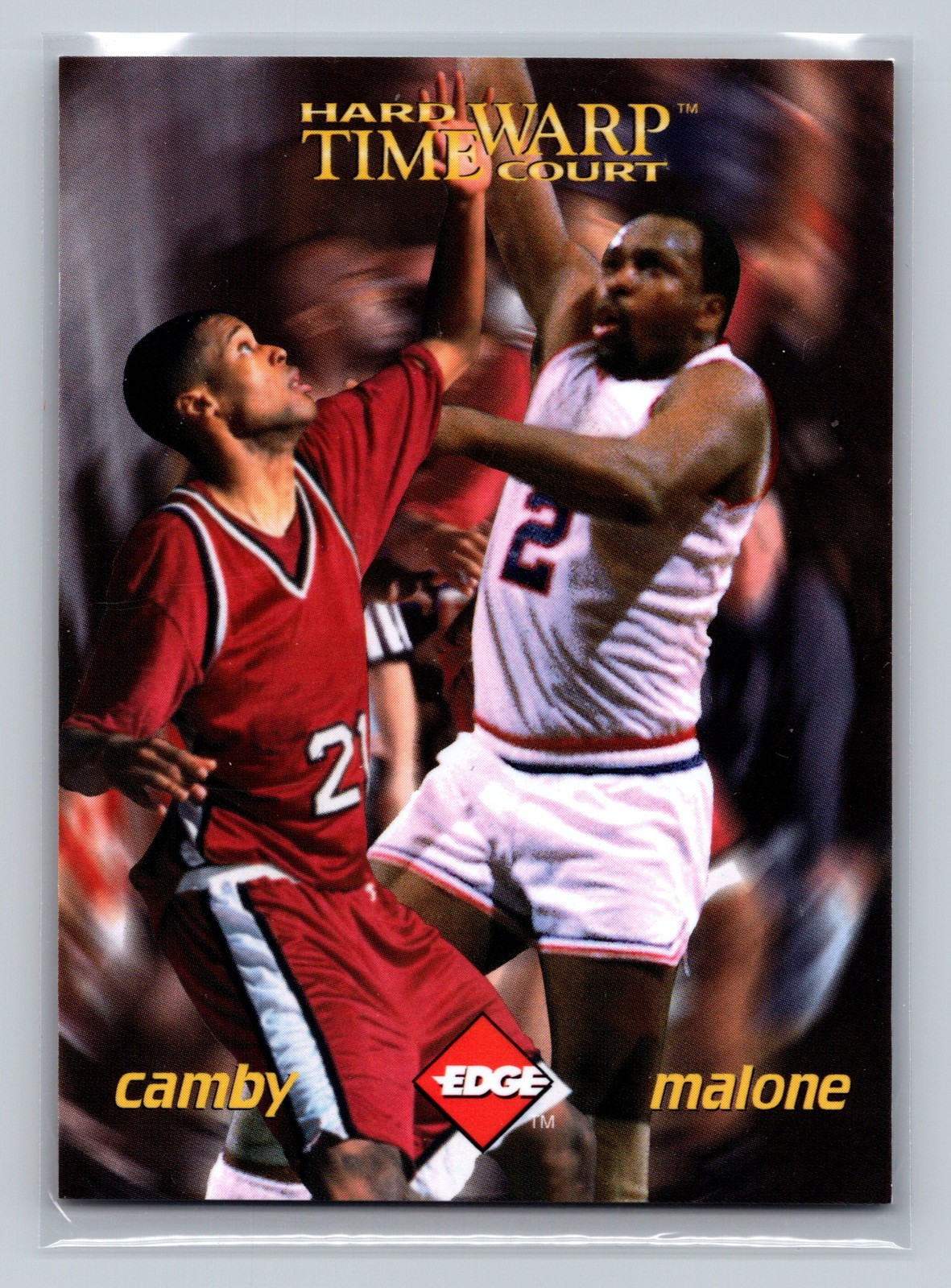 1996 Collector's Edge Rookie Rage #TW4 Marcus Camby / Moses Malone