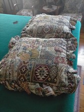 COPPIA CUSCINI IN GOBELIN ANNI 50/60