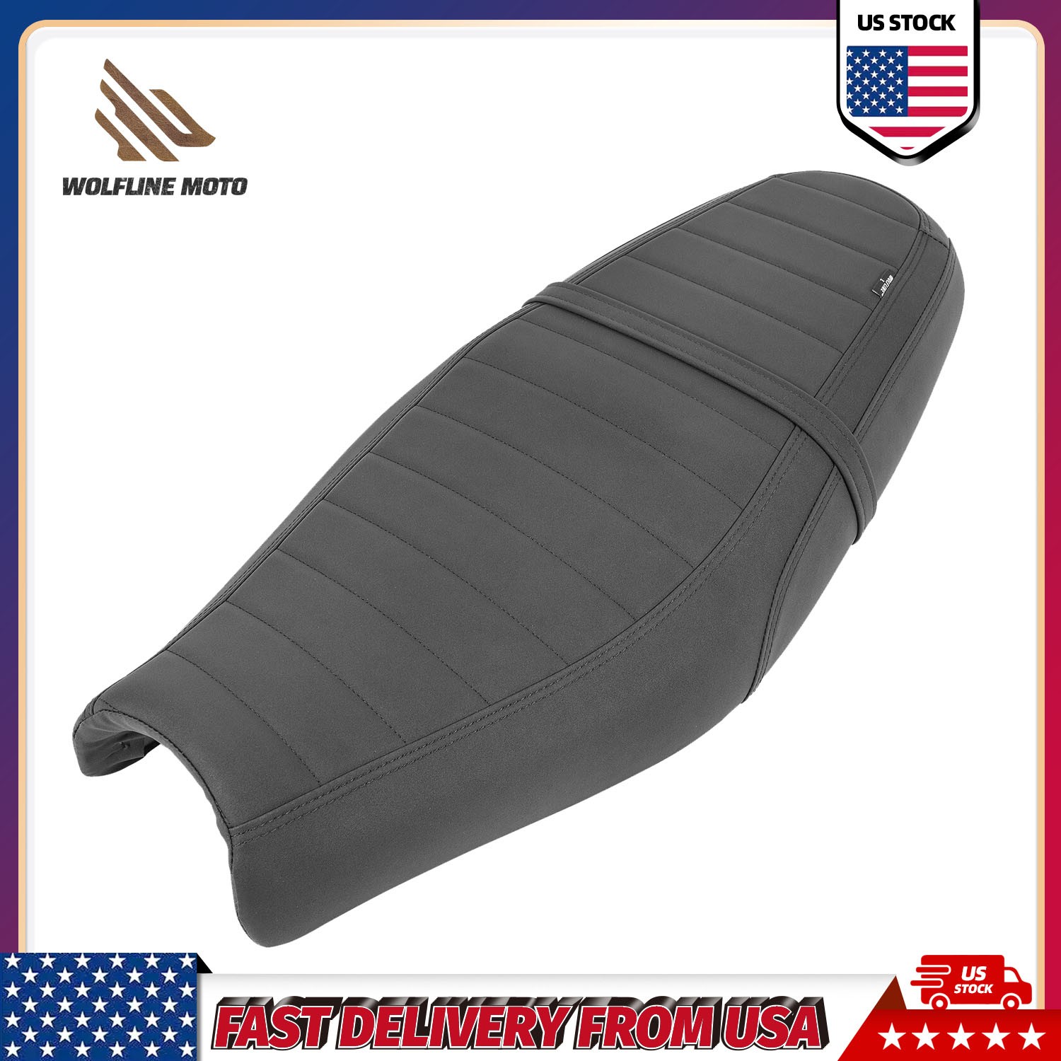 WOLFLINE Dual Seat Cushion for Triumph Street Twin 2016-2022 Speed Twin 900 2023