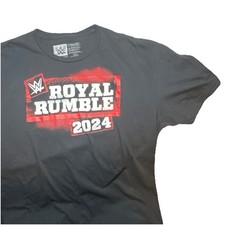 Wwe Royal Rumble 2024 St. Petersburg Tampa Bay T-Shirt 2XL Black January 27