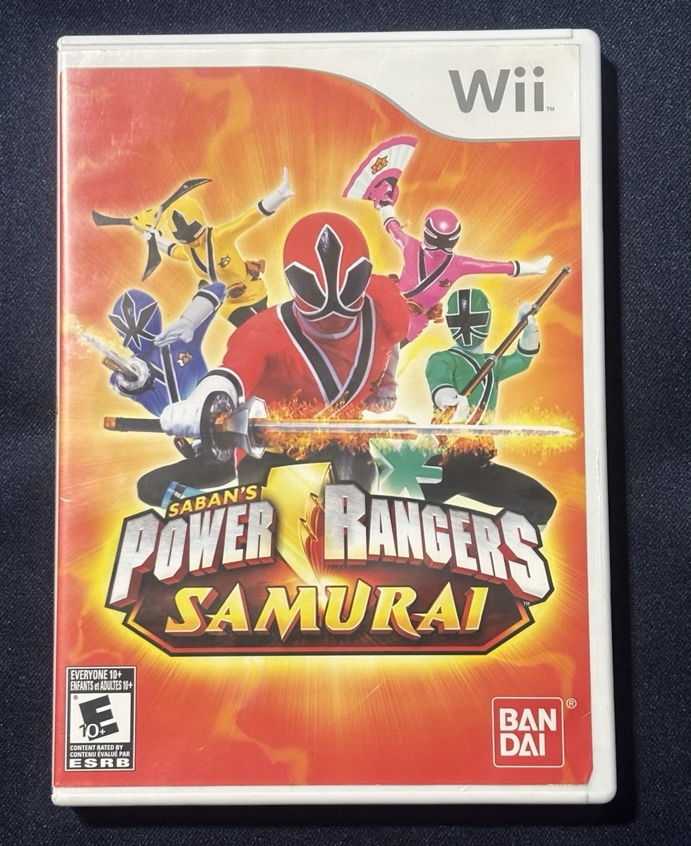 Power Rangers Samurai (Nintendo Wii, 2011) Video Game Complete w