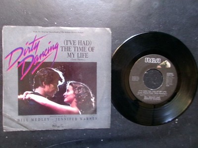 DIRTY DANCING Bill Medley/Jennifer Warnes 45 rpm record RCA Victor 5224-7-RX