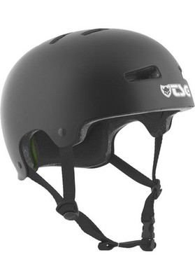 TSG Evolution Skate Trick Inliner Stunt-Scooter Helm Solid Colors matt schwarz